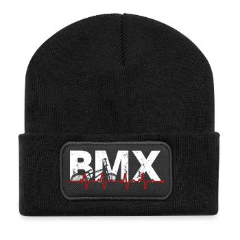 BMX Pulse Graphic Tee - Recycled Patch Beanie - black - Front