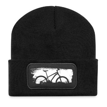 Silhouette de vélo urbain Graphic - Beanie recyclé à patch - noir - Devant