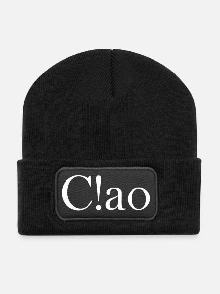 Ciao - Recycelte Patch Beanie - Schwarz