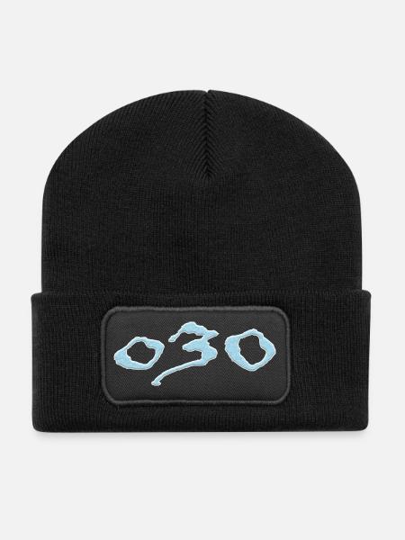 030 Exclusive - Recycled Patch Beanie - black