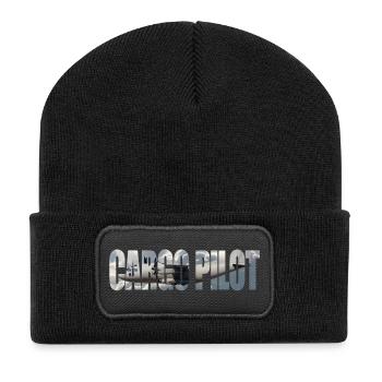 Pilote cargo C-27 - Beanie recyclé à patch - noir - Devant