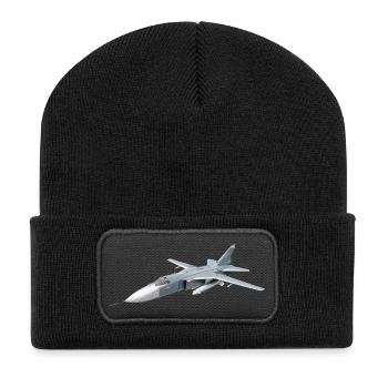 Su-24 - Recycled Patch Beanie - black - Front