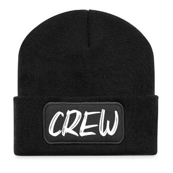 équipage - Beanie recyclé à patch - noir - Devant