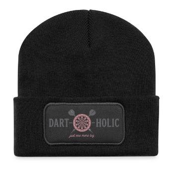 Sweat à capuche et chemise Dart-o-holic, Darts Fun - Beanie recyclé à patch - noir - Devant