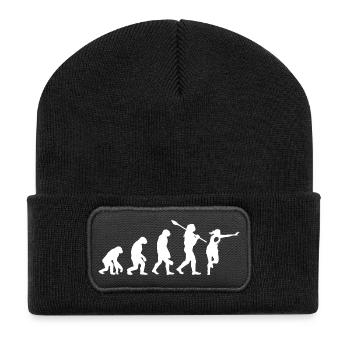 Évolution de la silhouette du joueur de rugby de l’homme - Beanie recyclé à patch - noir - Devant