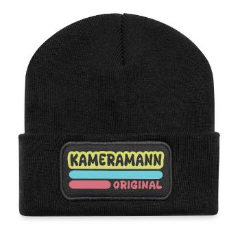 Cadreur - Beanie recyclé à patch - noir - Devant