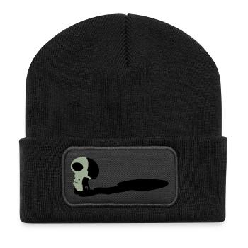 Coup de poing - Beanie recyclé à patch - noir - Devant