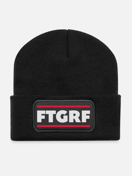 FOTOGRAF · FTGRF - Recycelte Patch Beanie - Schwarz