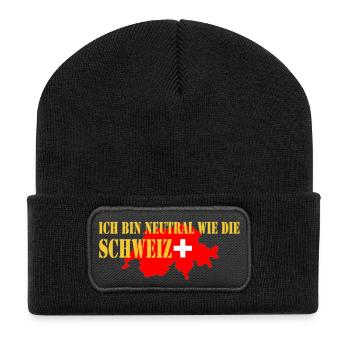 schweiz - Recycled Patch Beanie - black - Front