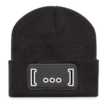 Clip points - Recycled Patch Beanie - dark grey - Front