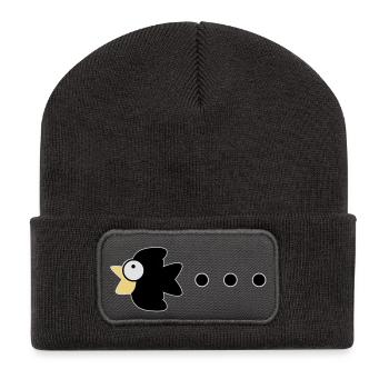 crow - Recycled Patch Beanie - dark grey - Front