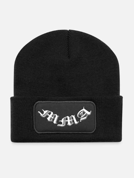 chemise mma - Beanie recyclé à patch - noir