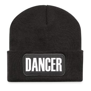 dancer break hip hop dance dance love music disco - Recycled Patch Beanie - dark grey - Front