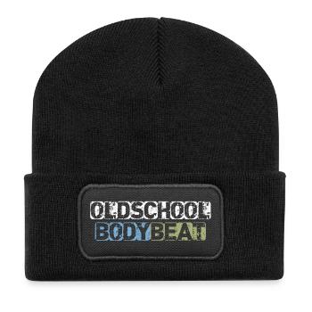 Oldschool Body Beat - Recycled Patch Beanie - black - Front