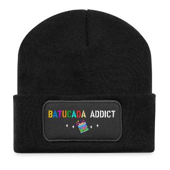 Batucada addict - Recycled Patch Beanie - black - Front