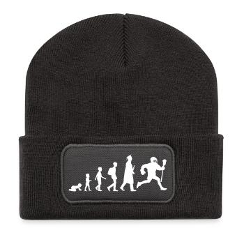 Lacrosse Evolution - Recycelte Patch Beanie - Dunkelgrau - Vorne