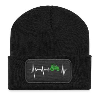 Heartbeat Tractor Builder - Recycled Patch Beanie - black - Front