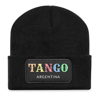 Tango Argentine - Beanie recyclé à patch - noir - Devant