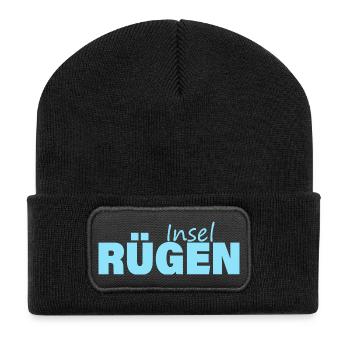 Island of Rügen - Recycled Patch Beanie - black - Front