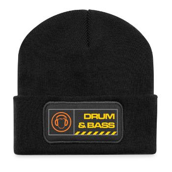 db warning - Recycled Patch Beanie - black - Front