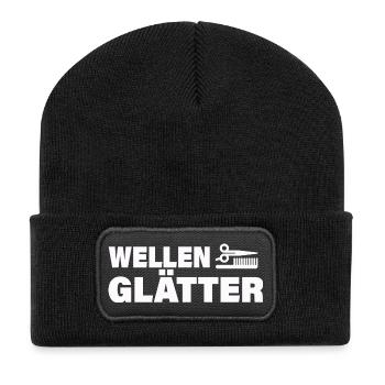 TRUELLES À VAGUES - Beanie recyclé à patch - noir - Devant