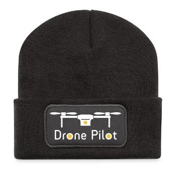 Drone Pilot - Recycled Patch Beanie - dark grey - Front