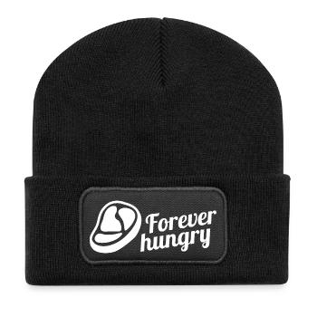 Steak Food Gift Dire Idée Cadeau Drôle - Beanie recyclé à patch - noir - Devant
