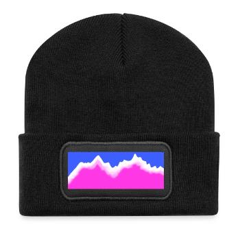 Mountains - Recycled Patch Beanie - black - Front