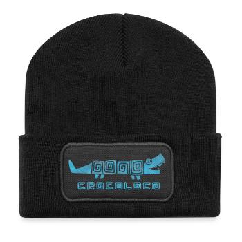 Crocoloco - Beanie recyclé à patch - noir - Devant