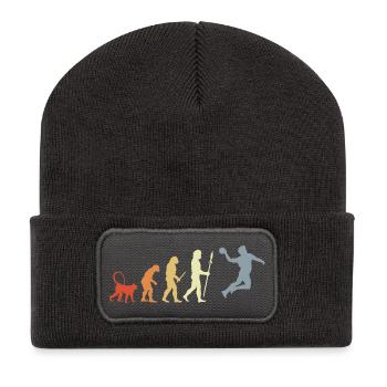 Evolution Handballer - Recycelte Patch Beanie - Dunkelgrau - Vorne