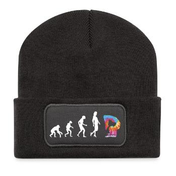 Quote for a contortionist - Recycled Patch Beanie - dark grey - Front