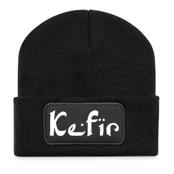 Kéfir - Beanie recyclé à patch - noir - Devant