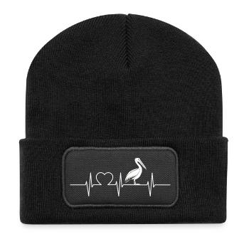 Pelicans Pelican - Recycled Patch Beanie - black - Front