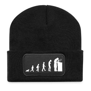 biologist-01 - Recycled Patch Beanie - black - Front