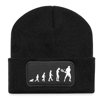 Évolution vers le rôle de joueur de tennis - Beanie recyclé à patch - noir - Devant