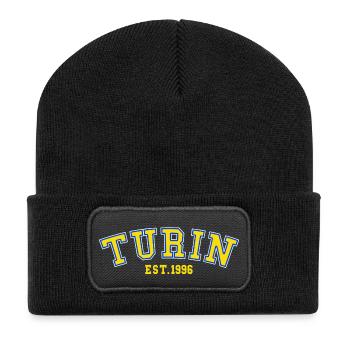 Turin gegründet 1996 - Recycelte Patch Beanie - Schwarz - Vorne