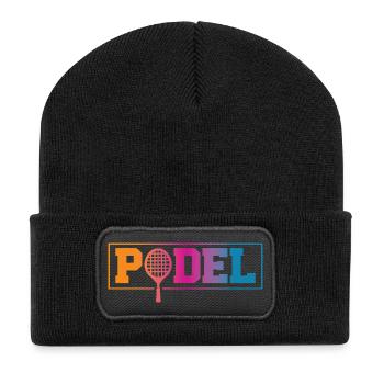 Padel Sport - Recycled Patch Beanie - black - Front