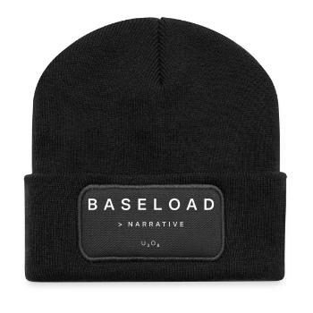 Uran-Investor-Baseload-Shirt - Recycelte Patch Beanie - Schwarz - Vorne