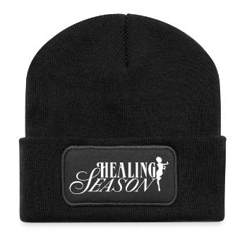 Healing Season Self-Love & Mindful Living ConcepT - Recycled Patch Beanie - black - Front