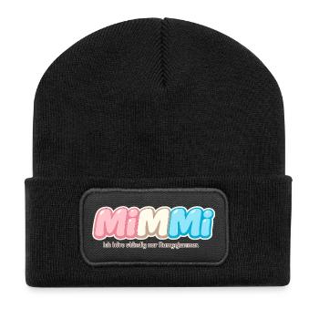 TEAM MiMiMi – Complaining at the Highest Level - Recycled Patch Beanie - black - Front