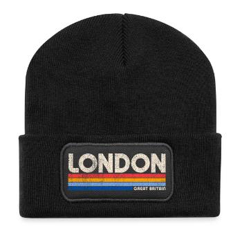 London - Great Britain - England - Tower Bridge - Recycelte Patch Beanie - Schwarz - Vorne