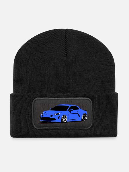 Alpine Revival - Beanie recyclé à patch - noir