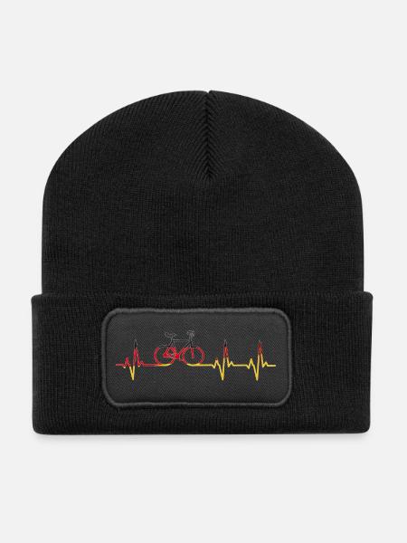 Kunstrad, Kunstradfahren, Hallenradsport, Germany - Recycelte Patch Beanie - Schwarz