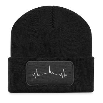 Heartbeat Chunk - Recycled Patch Beanie - black - Front