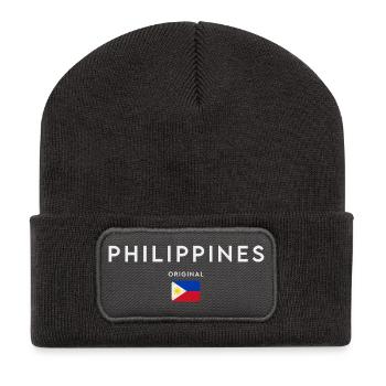 Philippine flag, Philippine pride - Recycled Patch Beanie - dark grey - Front
