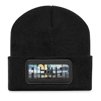 Fighter F-4 Phantom - Recycled Patch Beanie - black - Front