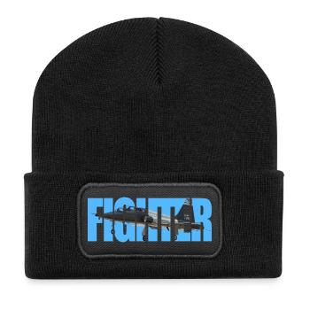 Fighter T-38 Talon - Recycled Patch Beanie - black - Front