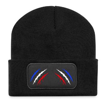 Griffes France 2 - Beanie recyclé à patch - noir - Devant