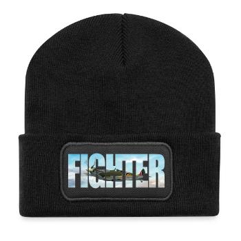 Fighter Spitfire - Recycled Patch Beanie - black - Front
