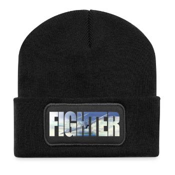 Fighter Spitfire - Recycled Patch Beanie - black - Front